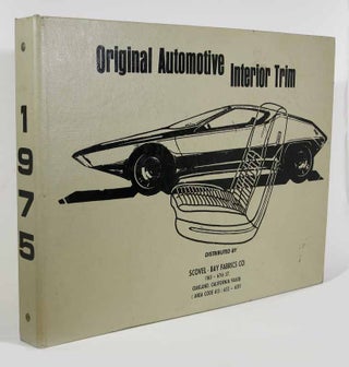 Item #42575 ORIGINAL AUTOMOTIVE INTERIOR TRIM. 1975. Sample Book