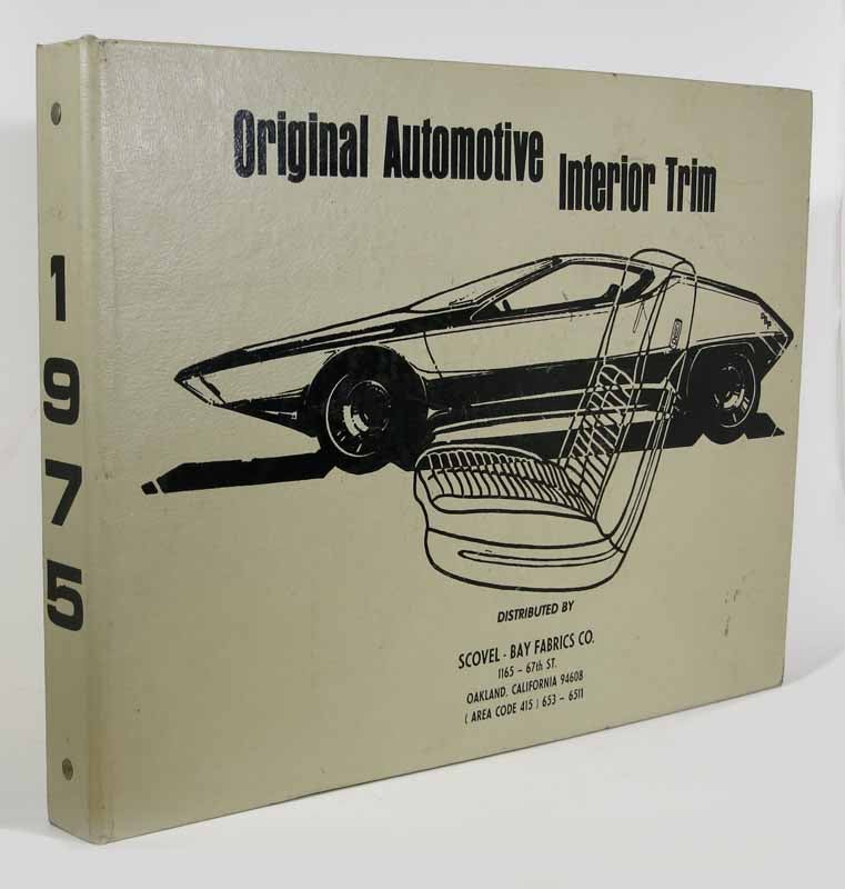 Item #42575 ORIGINAL AUTOMOTIVE INTERIOR TRIM. 1975. Sample Book.
