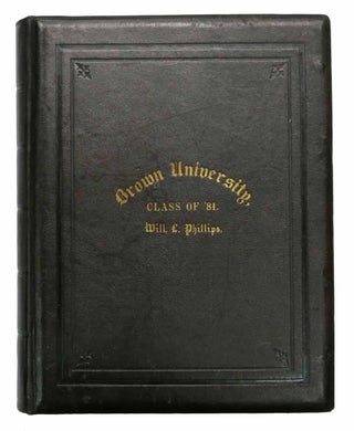 Item #42951 BROWN UNIVERSITY. Class of '81. [Cover title]. Class Photograph Album / Yearbook,...