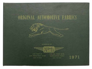 Item #43251 ORIGINAL AUTOMOTIVE FABRICS. 1971. Fabric Sample Book