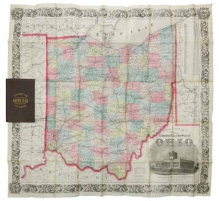 Item #43337 COLTON'S RAILROAD & TOWNSHIP MAP Of The STATE Of OHIO. H. Colton, oseph, 1800 - 1893