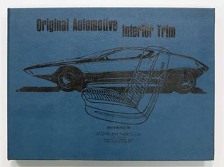 Item #43339 ORIGINAL AUTOMOTIVE INTERIOR TRIM. Sample Book