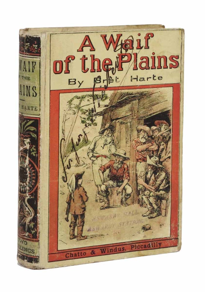 Item #43468 A WAIF Of The PLAINS. Two Schillings. Bret Harte, 1836 - 1902.
