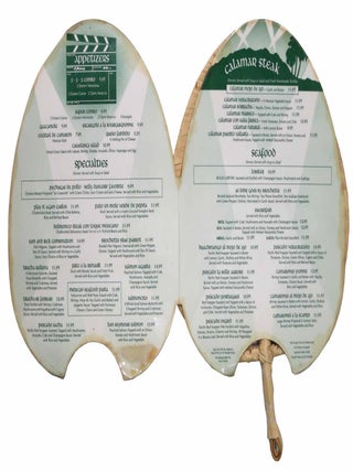 CASABLANCA. Souvenir Menu.