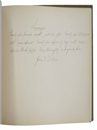 AUTOGRAPH RECIPES.