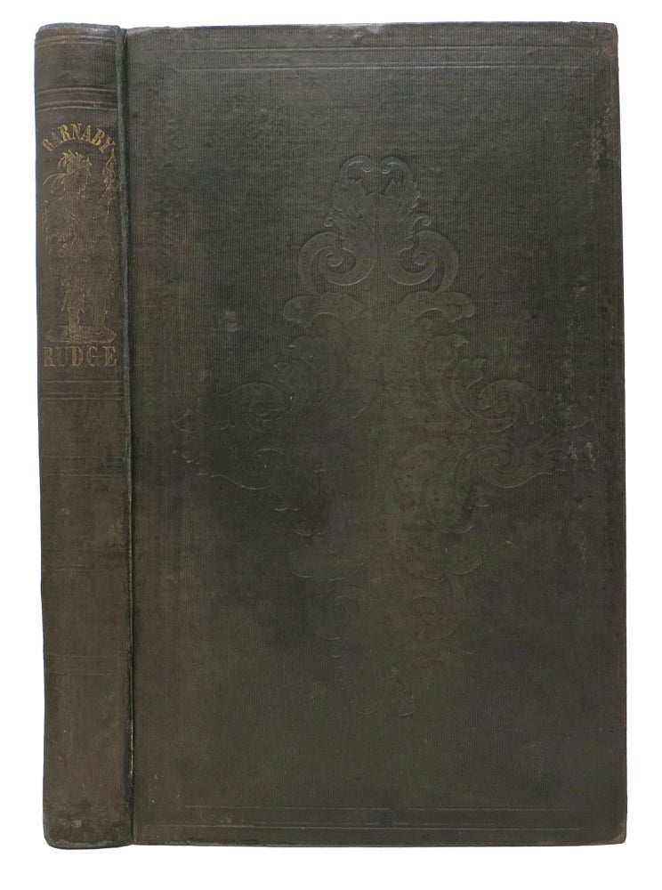 Item #4404.4 BARNABY RUDGE; by Charles Dickens, ("Boz".); With Numerous Illustrations by Cattermole, Browne, and Sibson. Charles Dickens, 1812 - 1870.