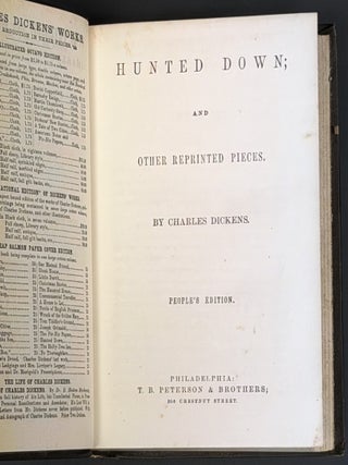 HUNTED DOWN; And Other Reprinted Pieces.