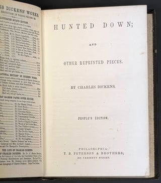 HUNTED DOWN; And Other Reprinted Pieces.