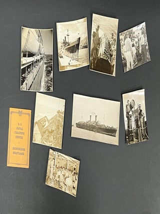 SAILOR - AUTHOR'S COLLECTION Of MANUSCRIPT And ARCHIVAL MATERIAL Documenting Life in the Merchant Marine during the Depression. Including an Unpublished Autobiographical Story, MS Correspondence, a Yearbook, and 250+ Photographs.