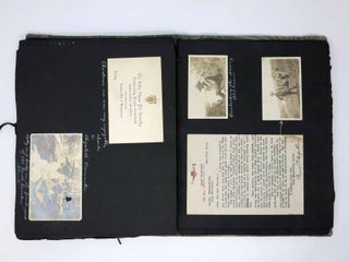 SCRAPBOOK DOCUMENTING A STATESIDE WORLD WAR I OFFICER'S TRAINING & SERVICE.