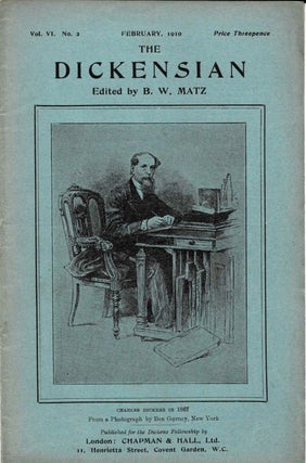 Item #44973.1 THE DICKENSIAN. Vol. VI. No. 2.; February 1910. B. W. - Matz