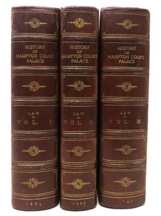 Item #45023 The HISTORY Of HAMPTON COURT PALACE In TUDOR TIMES... STUART TIMES... ORANGE And...