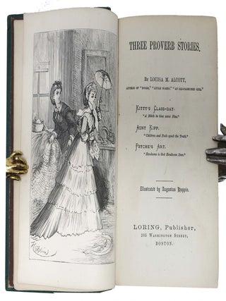 THREE PROVERB STORIES.; Kitty's Class-Day, Aunt Kipp, Psyche's Art. Illustrated by Augustus Hoppin