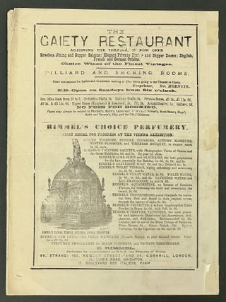 THE GAIETY PROGRAMME: AT 7 FIZ - GIG. AT 7:30 THE BATTLE OF LIFE.
