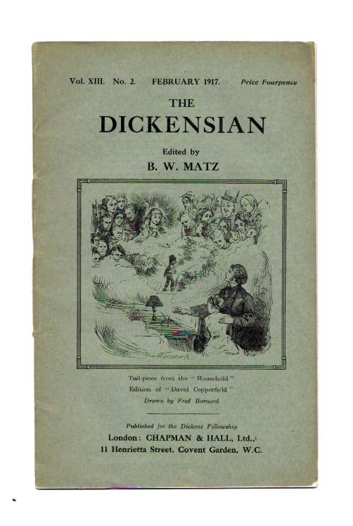 Item #45093.1 The DICKENSIAN. Vol. XIII. No. 2.; February 1917. B. W. - Matz.