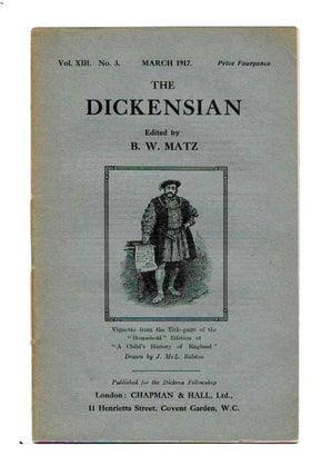 Item #45093.2 The DICKENSIAN. Vol. XIII. No. 3.; March 1917. B. W. - Matz