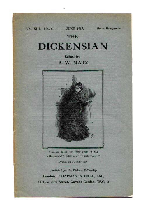 Item #45093.4 The DICKENSIAN. Vol. XIII. No. 6.; June 1917. B. W. - Matz.
