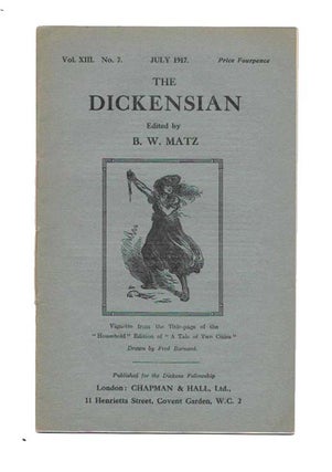 Item #45093.5 The DICKENSIAN. Vol. XIII. No. 7.; July 1917. B. W. - Matz