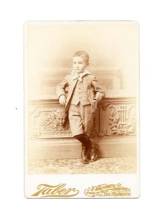 Item #45097 CABINET CARD PHOTOGRAPH. Isaiah West Taber, 1830 - 1912
