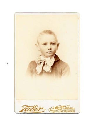 Item #45100 CABINET CARD PHOTOGRAPH. Isaiah West Taber