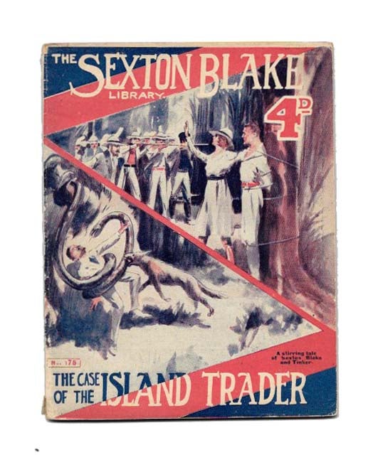 Item #45102 The CASE Of The ISLAND TRADER.; A Romance of Thrilling Adventure and Detective Work in the East Indies. The Sexton Blake Library No. 175. 4d. John William Bobbin.