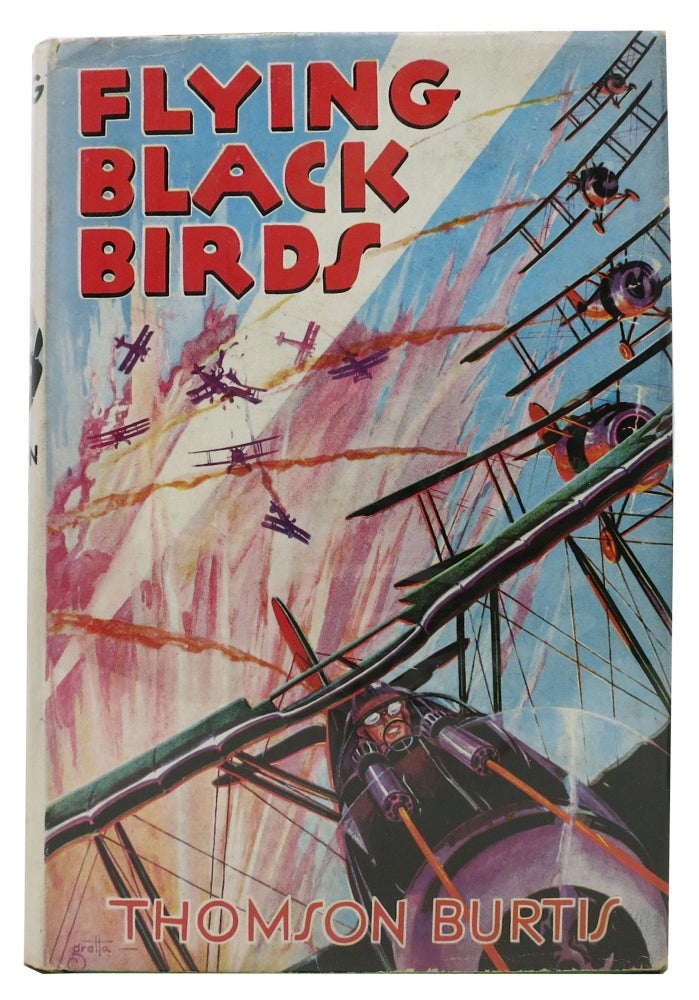 Item #4517.5 FLYING BLACK BIRDS. Air Combat Stories for Boys #4. Thomson Burtis.