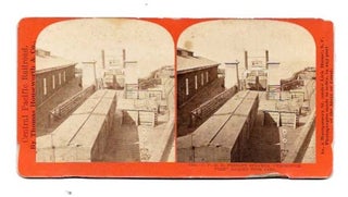 Item #45187 C. P. R. R. FREIGHT STEAMER "THOROUGH-FARE" LOADED With CARS.; Central Pacific...