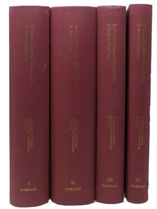 Item #45320 EIGHTEENTH-CENTURY BRITISH BOOKS A Subject Catalogue. G. Averley, A. Flowers, F. J....