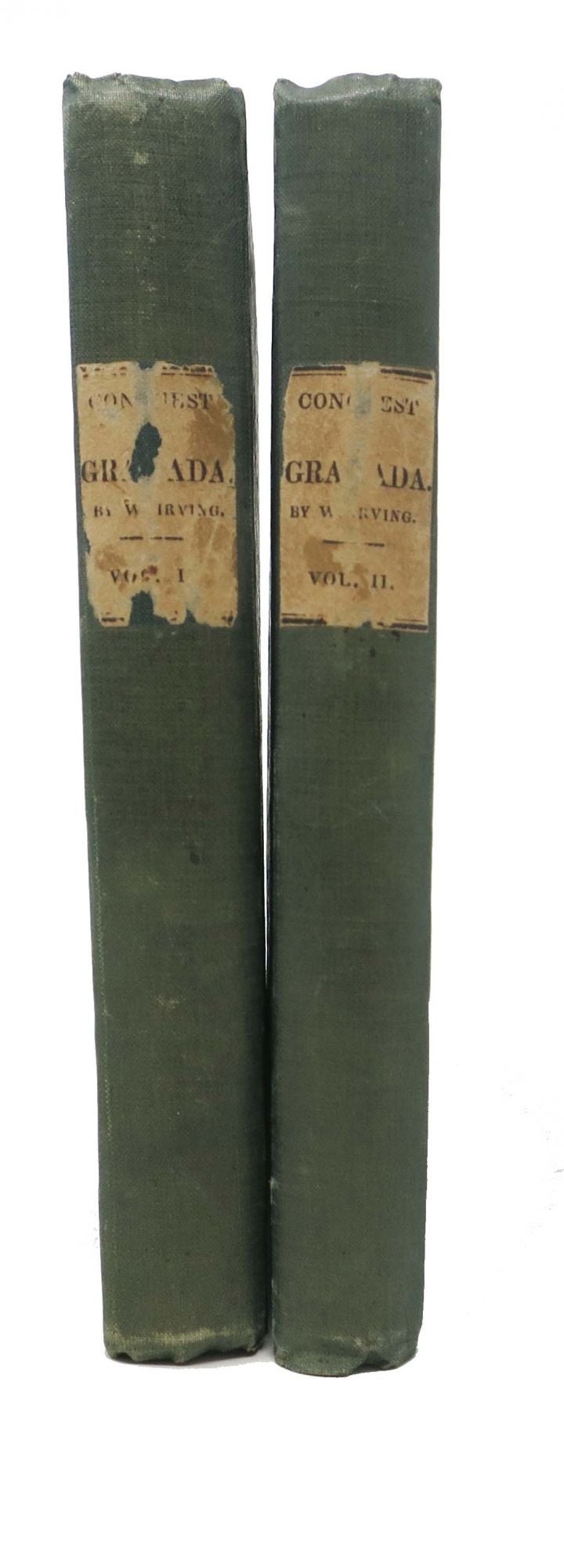 Agapida, Fray Antonio [pseudonym of Irving, Washington. 1783 - 1859] - A CHRONICLE Of The CONQUEST Of GRANADA. In Two Volumes