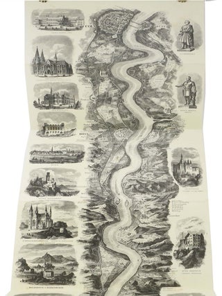 NEUES PANORAMA Des RHEINS Von MAINZ Bis CÖLN. Mit 37 Randbildern nebst Beschreibung.