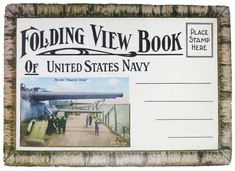 Item #46445 FOLDING VIEW BOOK Of UNITED STATES NAVY. World War I., E. - Image Copyright Holder Muller.
