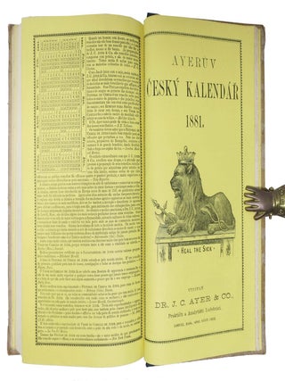 AYER'S ALMANAC For 1881.; In English, German, Dutch, Norwegian, Swedish, French, Spanish, Portugese, and Bohemian.