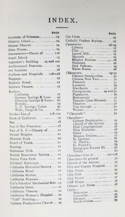 An ILLUSTRATED And DESCRIPTIVE SOUVENIR And GUIDE ... To SAN FRANCISCO.; A New Handbook for Strangers and Tourists. With a Short Historical Sketch and a Bird's-Eye View of the Business Center of the City.
