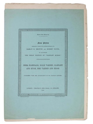 Item #46721 FOUR PLATES Engraved Under the Superintendence of Hablot K. Browne and Robert Young,...