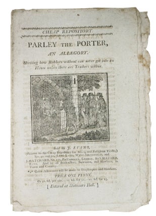 Item #47109 PARLEY The PORTER, An Allegory.; Shewing how Robbers without can never get into an...