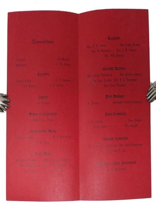 LAS ROBLES THIRD ANNUAL RE-UNION.; Breakfast. July 23, 1899.
