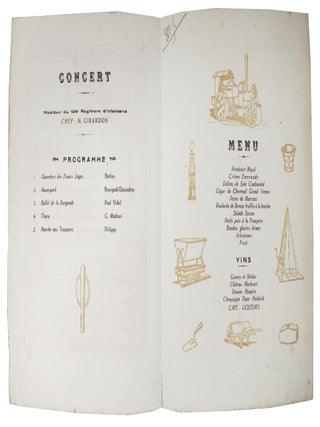 SYNDICAT Des ENTREPRENEURS De TRAVAUX PUBLICS De FRANCE.; Banquet 20 Decembre 1920.