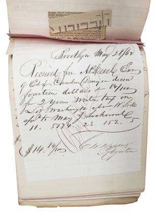 RECEIPTS For ESTATE Of CORNELIUS DURYEA.