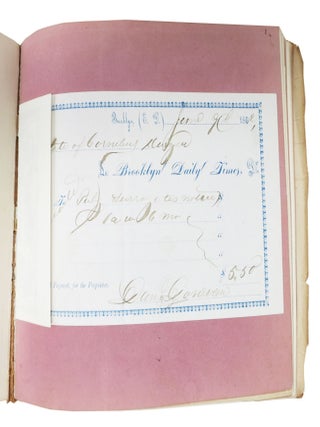 RECEIPTS For ESTATE Of CORNELIUS DURYEA.