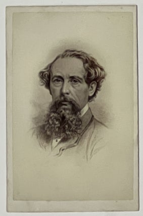 CARTE De VISITE [CDV - Albumen. Charles Dickens, 1812 - 1870.