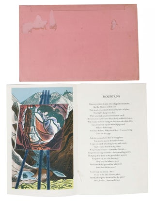 MOUNTAINS.; Ariel Poem. [with original envelope].