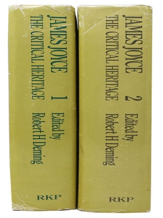Item #47746 JAMES JOYCE - The CRITICAL HERITAGE. Two Volumes. Robert H. Joyce Deming, James -...