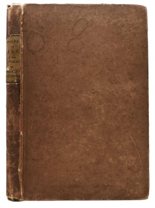 Item #47837 POEMS On MAN, in his Various Aspects Under the American Republic. Cornelius Mathews