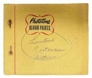 Item #48079 LINTON'S RESTAURANT PICTURES. Snapshot Photo Booklet. Occupational Photography