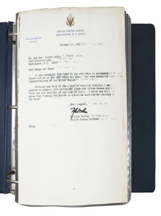 PRESIDENTIAL DELEGATION To The PARIS AIR SHOW June 12 - 18, 1991. Presentation Souvenir Photograph Album.