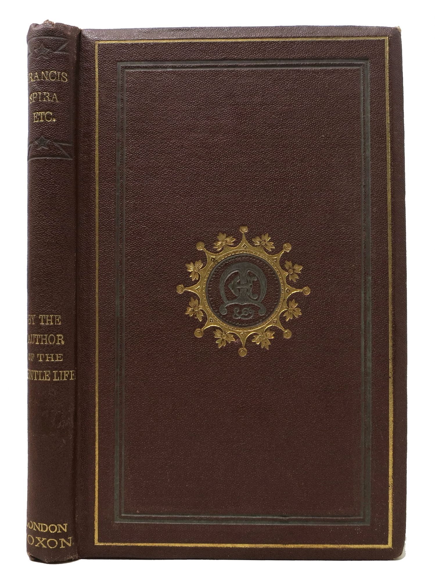 FRANCIS SPIRA, And Other Poems | James Hain. 1825 - 1878 Friswell, By ...