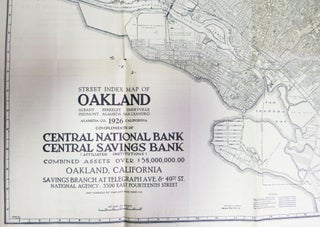 A NEW MAP Of OAKLAND Alameda & Berkeley.