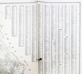 A NEW MAP Of OAKLAND Alameda & Berkeley.