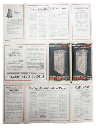 A NEW MAP Of OAKLAND Alameda & Berkeley.