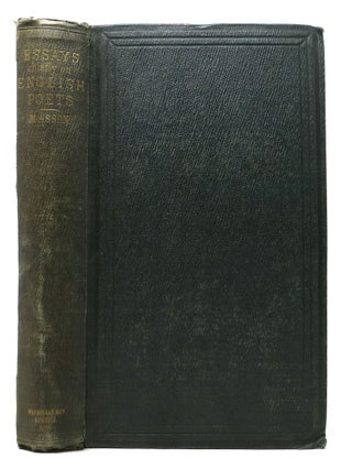 Item #48210 ESSAYS BIOGRAPHICAL And CRITICAL: Chiefly on English Poets. David Masson